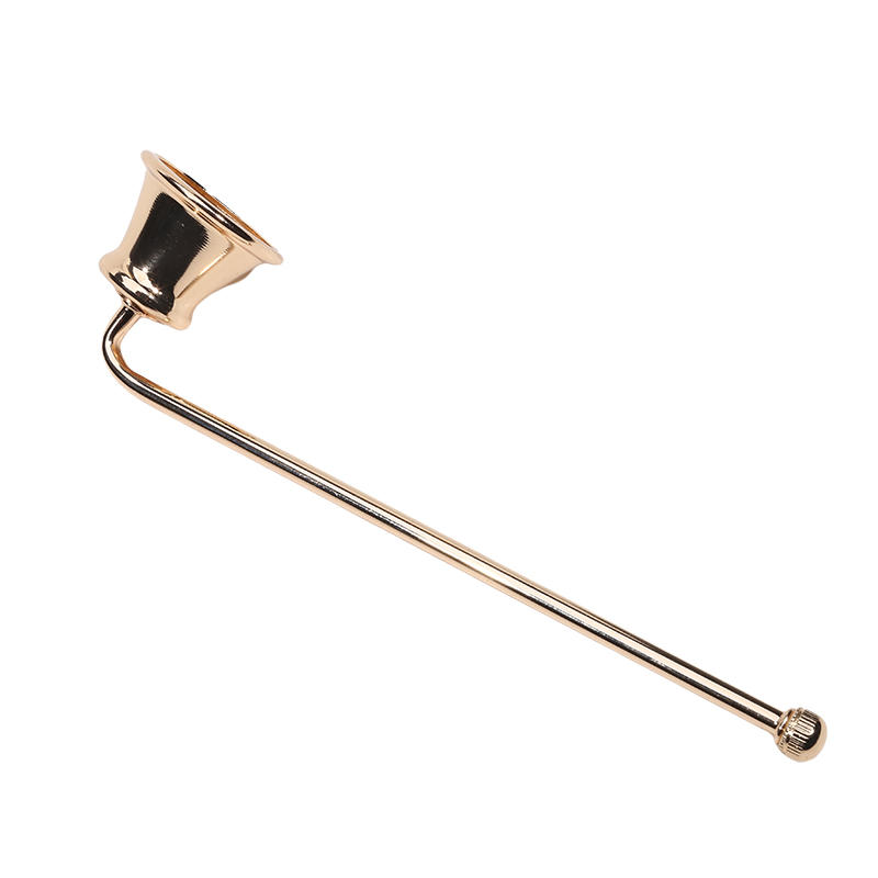 

1pc Metal Candle Snuffer Gold/Black/Silver Bell-shape Wick Cover 18cm Handle Vintage Decor Home SPA Hotel золотий