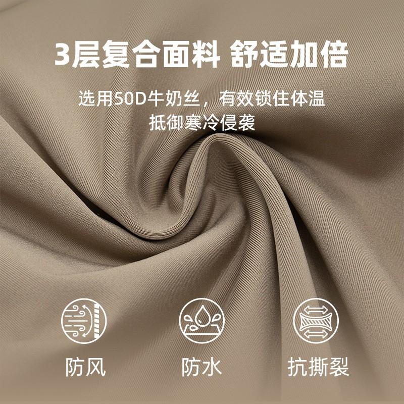 Mens Cycling Jacket With YKK Zipper Waterproof Windproof Breathable Warm Winter Outdoor Sport Coat
