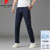 Pantaloni casual drepți pentru bărbați din mătase de gheață