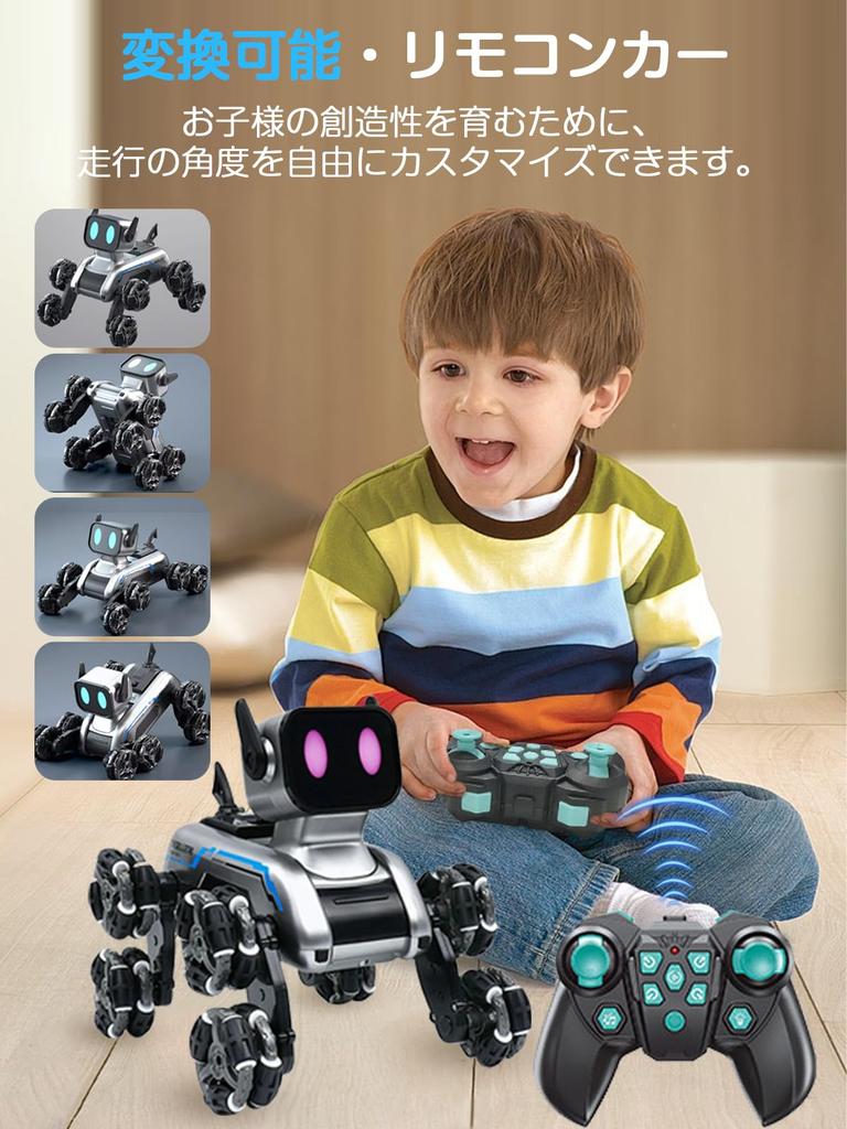 Technoc RC Stunt Car for Kids, USB Rechargeable, 360-Degree Rotation, Double-Sided Operation, Remote Control Off-Road Toy Car, Birthday Gift for Boys