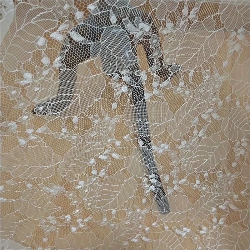 

1 ярд жесткого французского кружева для свадебного платья, ткань супер фея и красивый головной убор с аппликацией в виде листьев