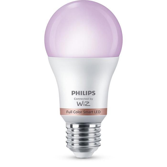 Standardní LED žárovka E27 8,5W Plnobarevná Wifi Wiz Philips - GENERICKÁ - Bílá - 25000 hodin - A+
