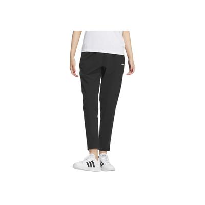 Comfortable Skin-Friendly Elastic Nine-Point Casual Pants Women Bottoms Black JI6003