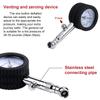 Tire Pressure Gauge, Tire Inflator with Large Display for Cars Motorcycles and Bicycles