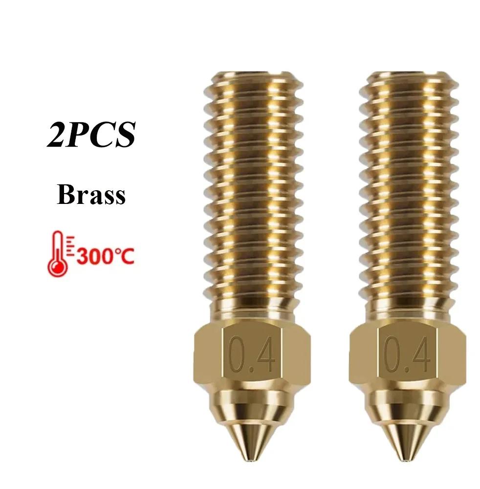 For Creality Ender 3 V3 KE K1/k1 Max Nozzle CR-M4 Nozzles Hardened Steel  Brass Copper plated For Anycubic Kobra/Vyper 3D Nozzle