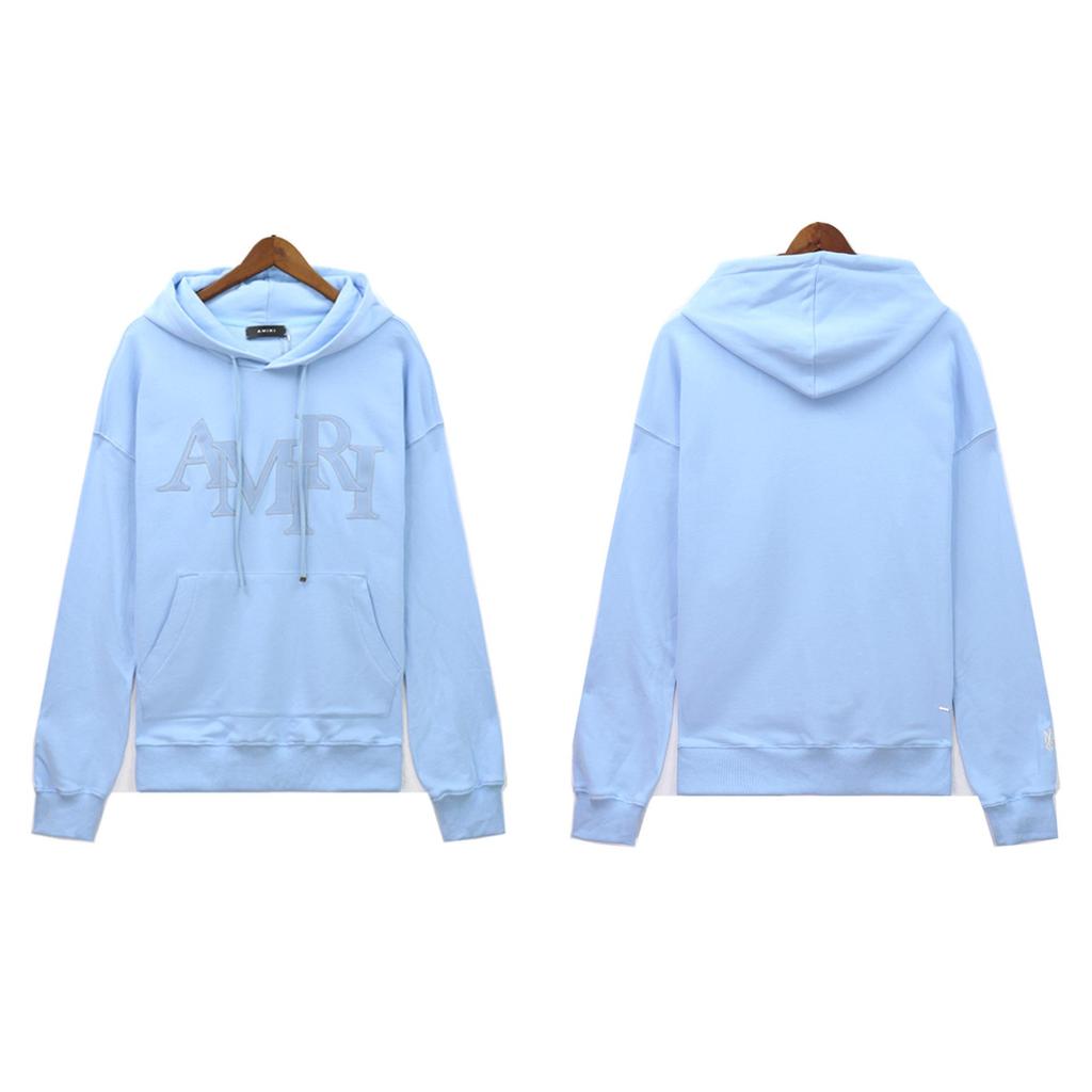 AMIR New Autumn/Winter Embroidered Letter Hooded Sweatshirt & Long Pants Set