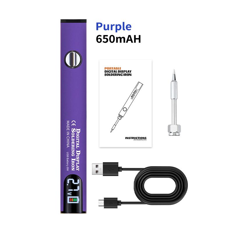 Portable Mini Digital Display Soldering Iron, USB-C Charging, DIY Tool, Three  Voltages, Available In 6 Colors For Sele