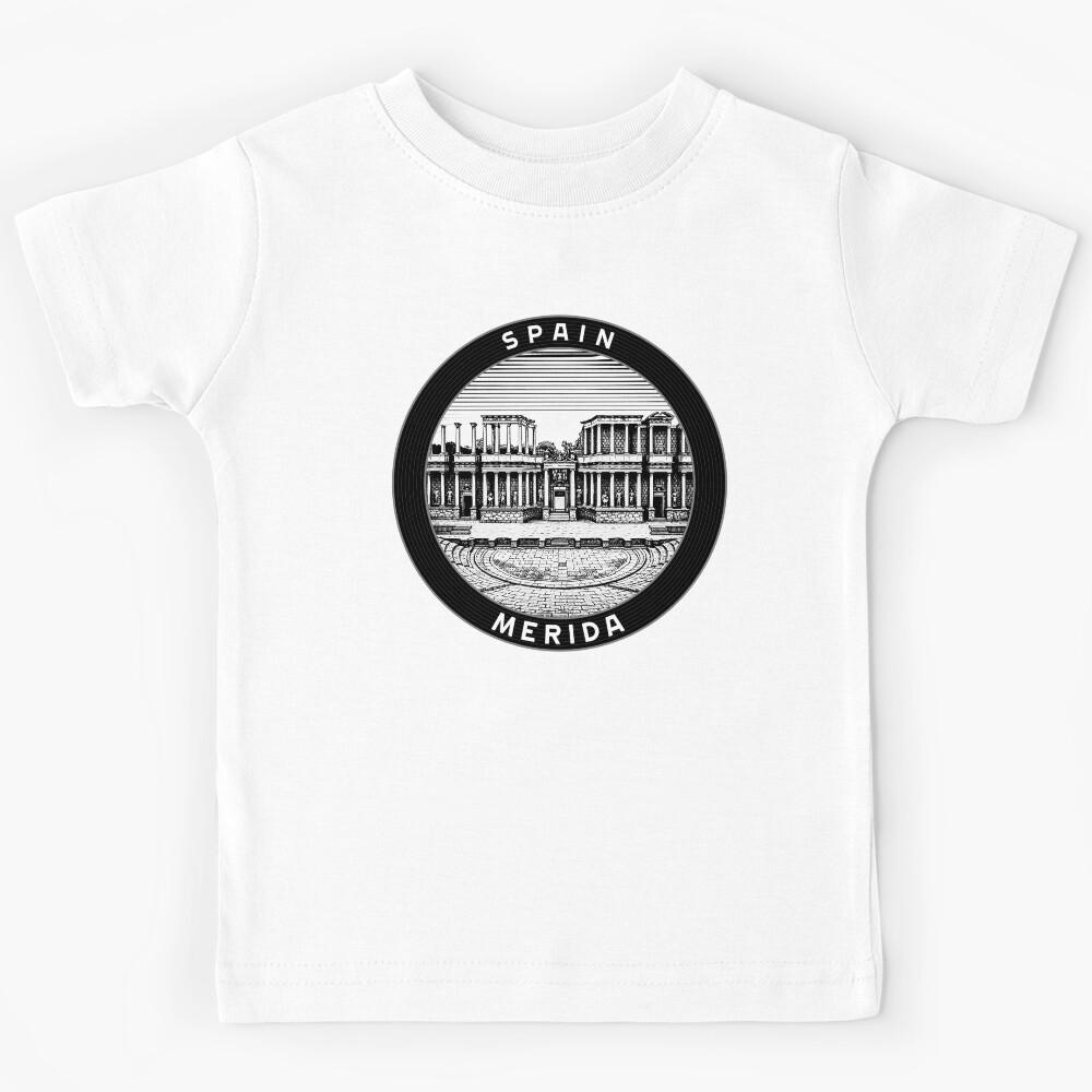 Merida Spain Linocut Style Kids T-Shirt 120