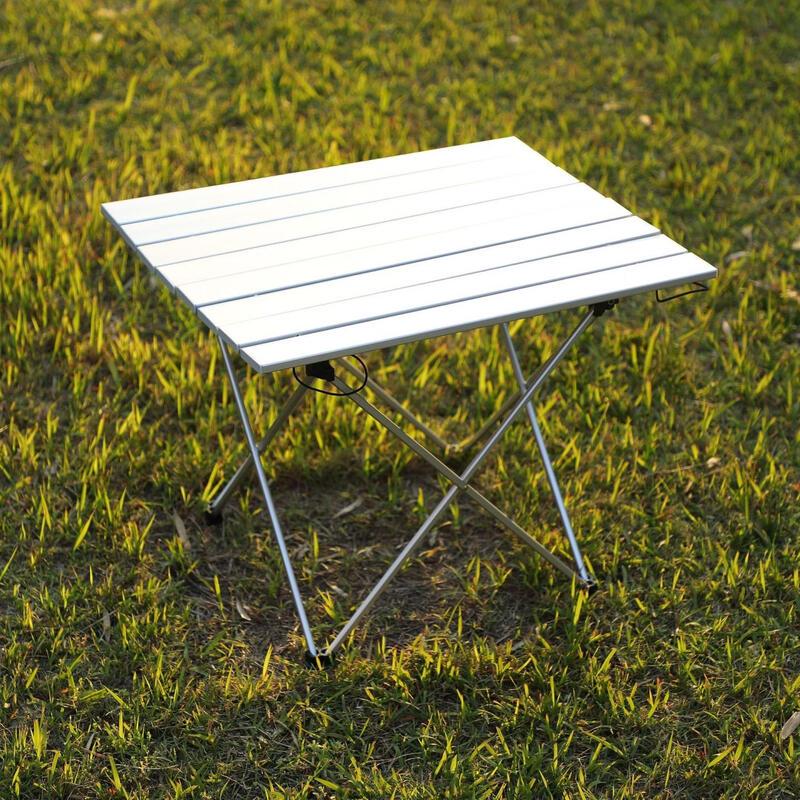 OIMG Portable Aluminum Folding Camping Table