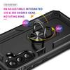 High End Armor Car Magnetic Phone Case for Samsung Galaxy A57 A37 A27 A17 A07 A56 A36 A26 5G Metal Ring 360° Rotatable Bracket Shockproof Bumper Cover