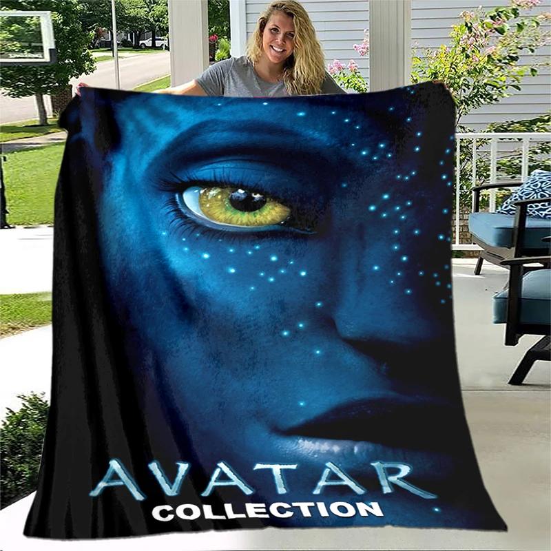 Avatar Film Gedruckte Weiche Warme Decke für Wohnzimmer Schlafzimmer Bett Sofa Couch Büro Geschenke Flanell Überwurfdecken