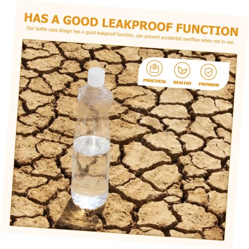 Sosoport Replacement Water Bottle Caps, 40-Pack, Plastic Caps for Soda Bottles, 28mm Sports Bottle Lids