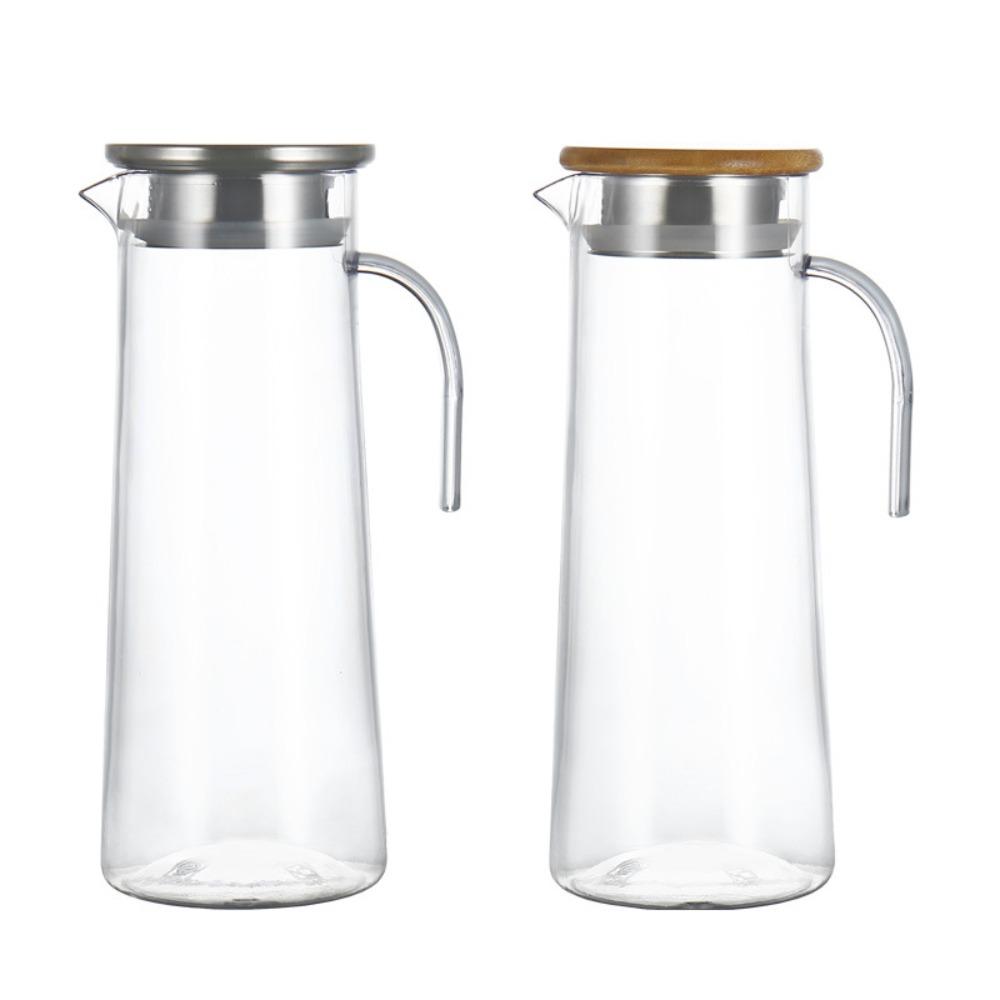 1.0L/1.2L/1.6L Acrylic Transparent Pitcher with Handle Juice Jug Teapot Water Bottle  Kitchen