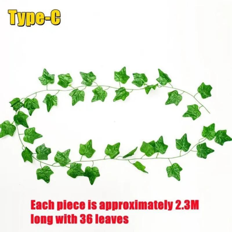 1PC Artificial Plants Wall Decoration Simulation Vines Green Plant