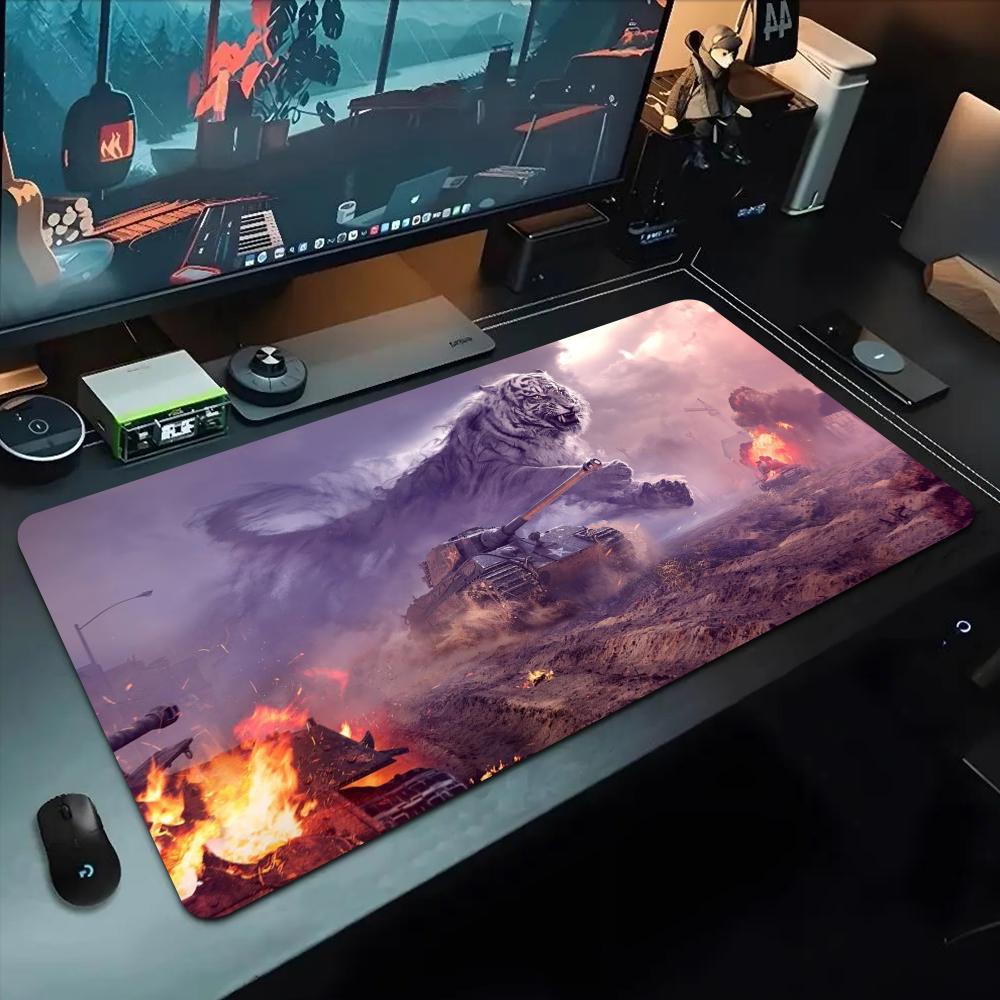 World of Tanks Mouse Pad 500X1000 Mm Large Gaming Mousepad Gamer XL Rubber Otaku Keyboard Pad Laptop Desk Mat