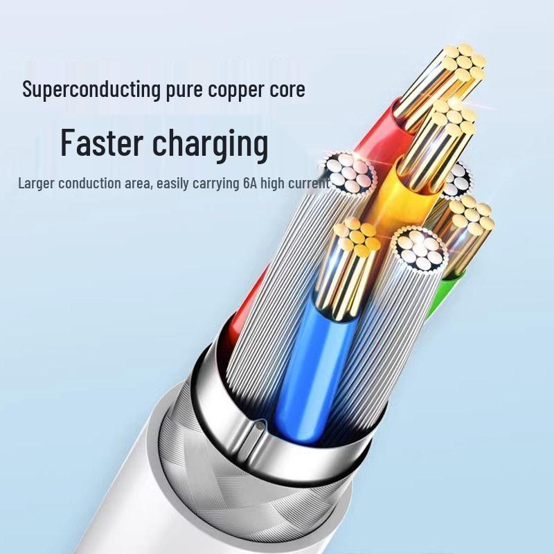 Kompatibles 66W Typ-C Super-Schnellladekabel für Huawei, Oppo, Honor, Vivo und universelle Android-Geräte.