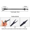 1Pcs Black Aquarium Plastic Tweezer 50cm Fish Tank Cleaning Tool  for Aquarium Maintenance