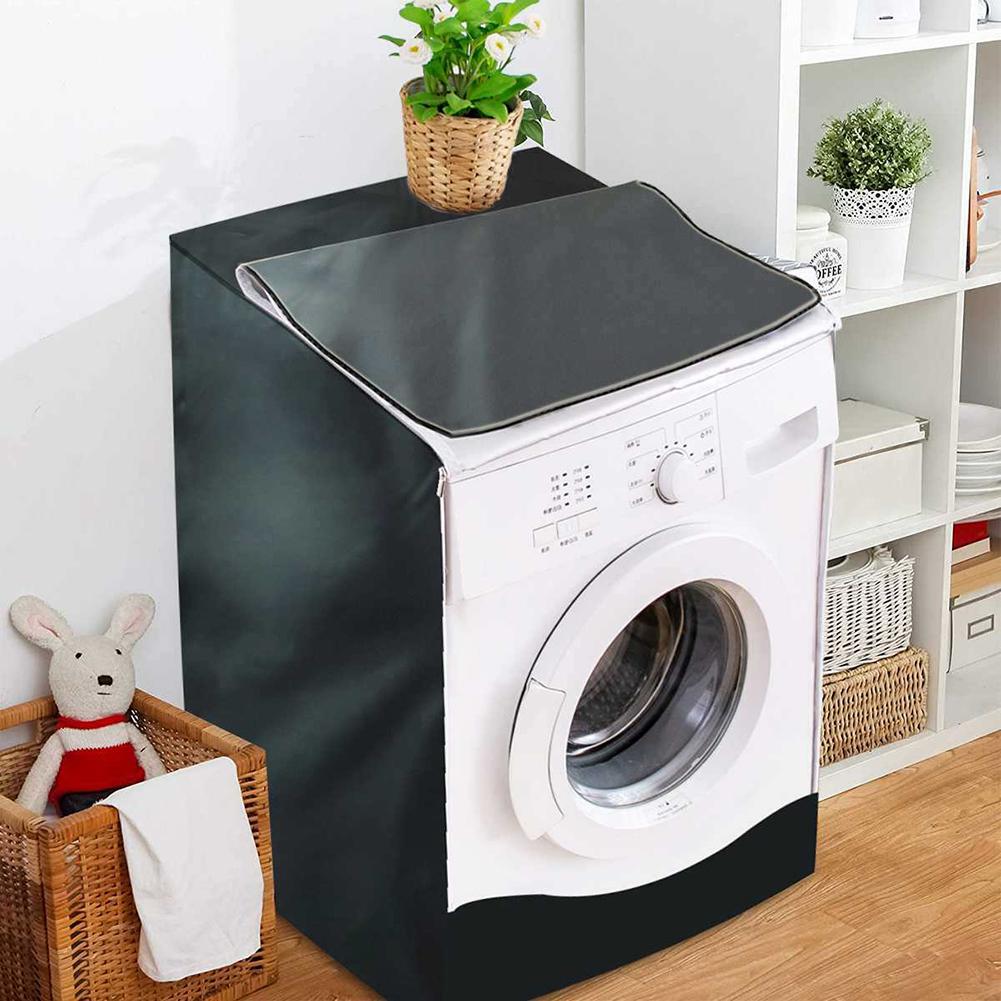 Waterproof Dryer Cover Front Open Oxford Cloth Washing Machine Protection Sleeve Sunscreen Aging Resistance Household Supplies