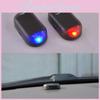 Premium Quality Solar Car Alarm Led Light Security System With Blinking Red Feature
