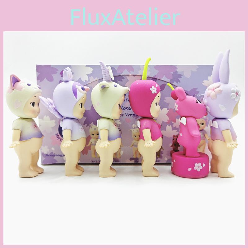 Pvc Angel Figurine Sakura Series Night Cherry Blossom Model For Collectors And Decoration