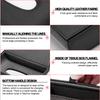 New 3D Leather Tissue Box Drawer Desktop Kitchen Napkin Storage Boxes For Volvo Rdesign T6 AWD C30 S40 S60 S70 S80 V40 V50 V70