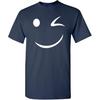 Happy Wink Smile Face Winking Funny T Shirt | Funny Shirts for Men Casual Style | Novelty T-Shirts USA Printed Shirt