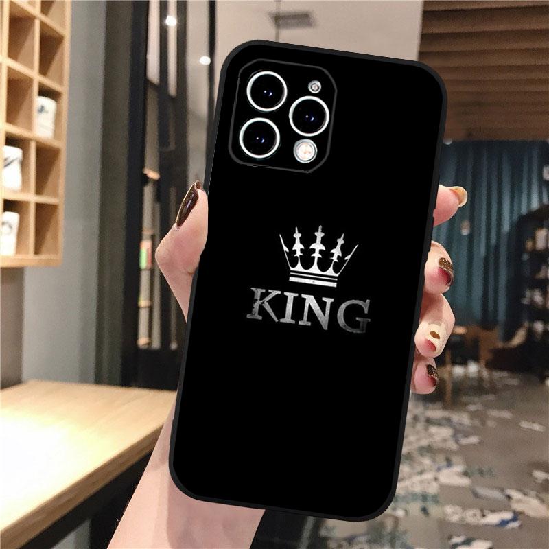 Queen King Phone Case For Iphone 17 Pro Max Air 16 15 14 13 Pro Max 15 16 Pro 15Plus Shell