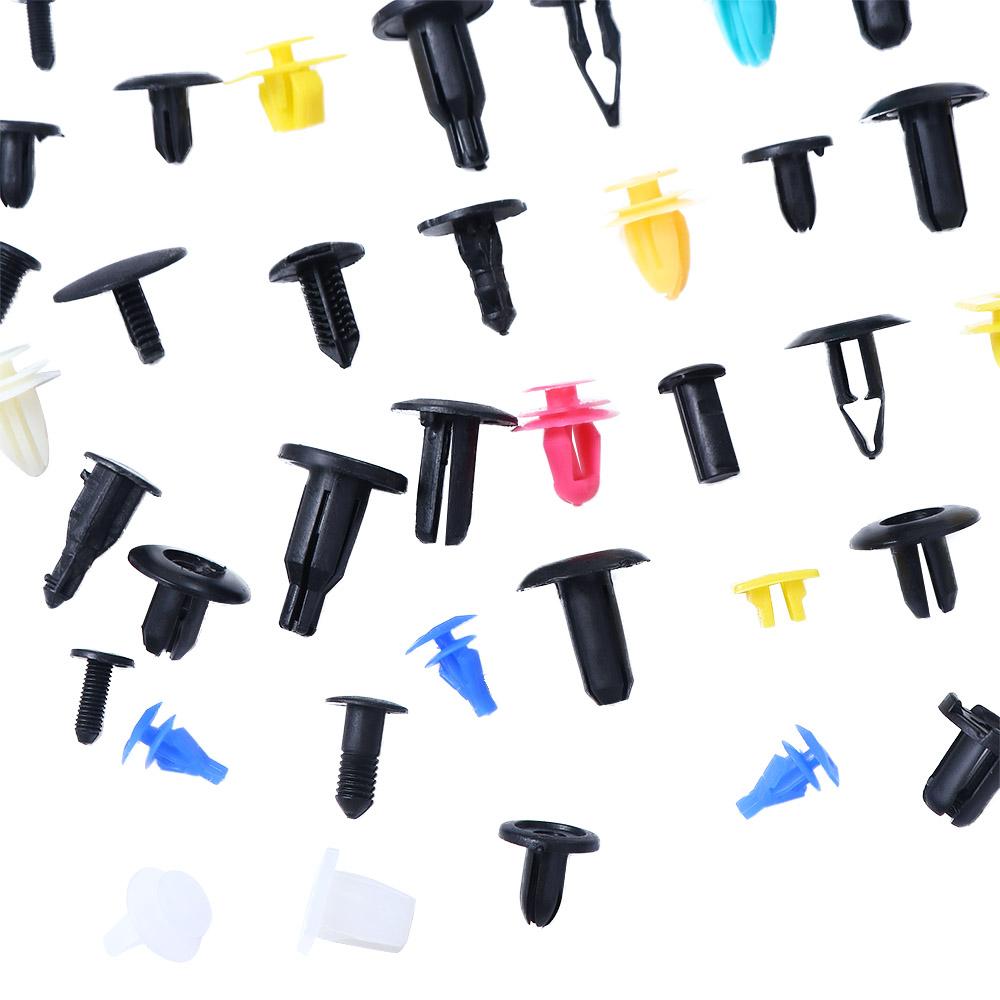 Accessories Mixed Color Plastic Auto Fastener Car Fastener Rivet Retainer Clip Car Bumper Clips