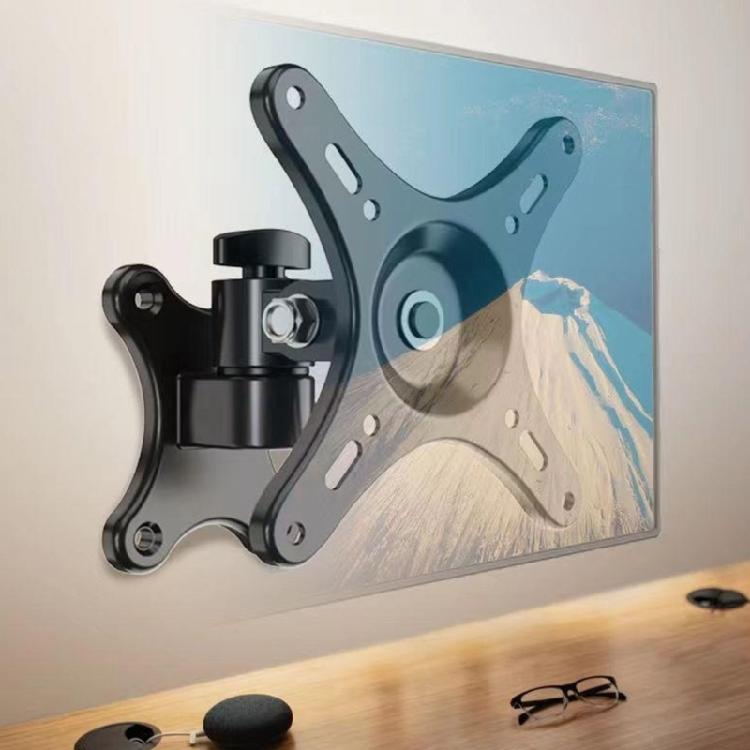 Suport de perete pentru televizor cu ecran plat Suport metalic sigur pentru ecran Reglabil la 360 de grade pentru vizualizare și Instalare ușoară Pentru 10-32 inch