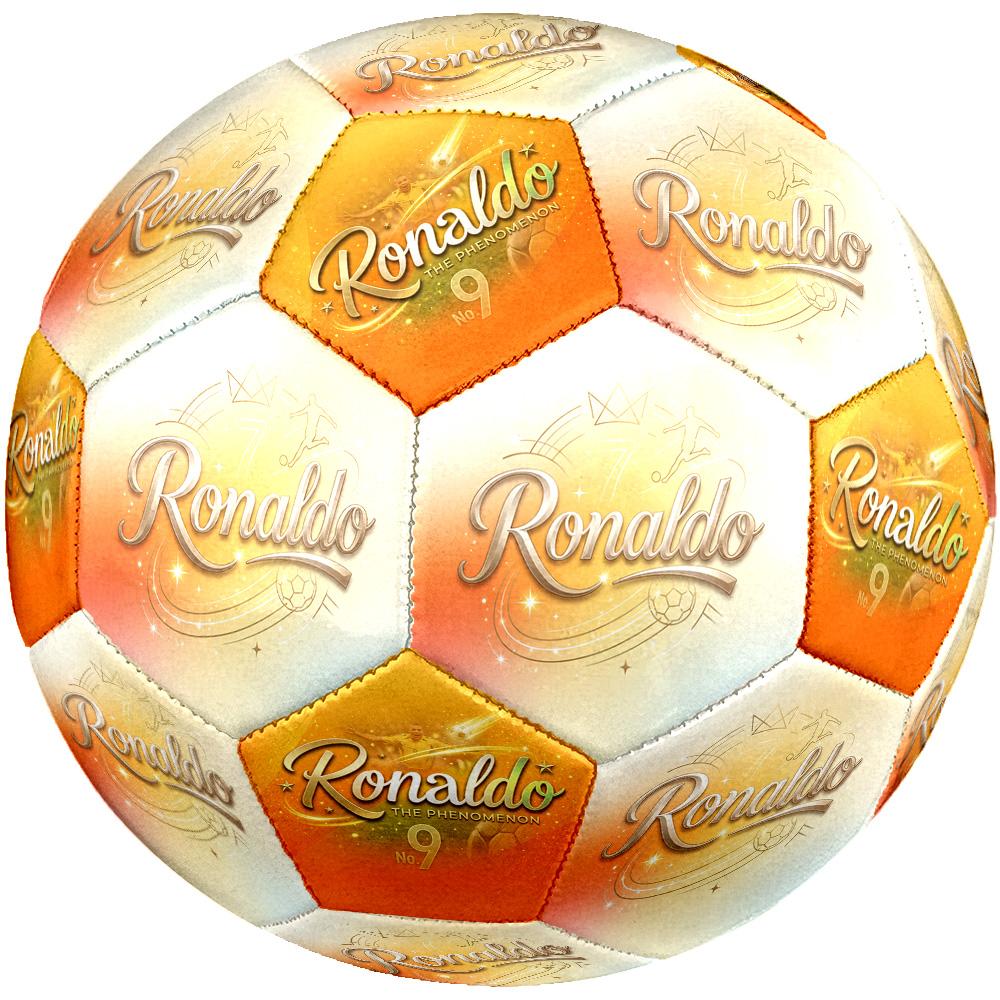 Ronaldo's Legendary Journey Size 5 Soccer Ball Machine-Stitched Indoor/Outdoor Training and Matches Perfect Commemorative Gift for Soccer Lovers