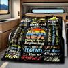 Retirement Celebration Blanket Personalized Name Soft Comfortable Stylish Blanket Car Blanket Perfect For Travel Camping Outdoor Home Suitable For All
