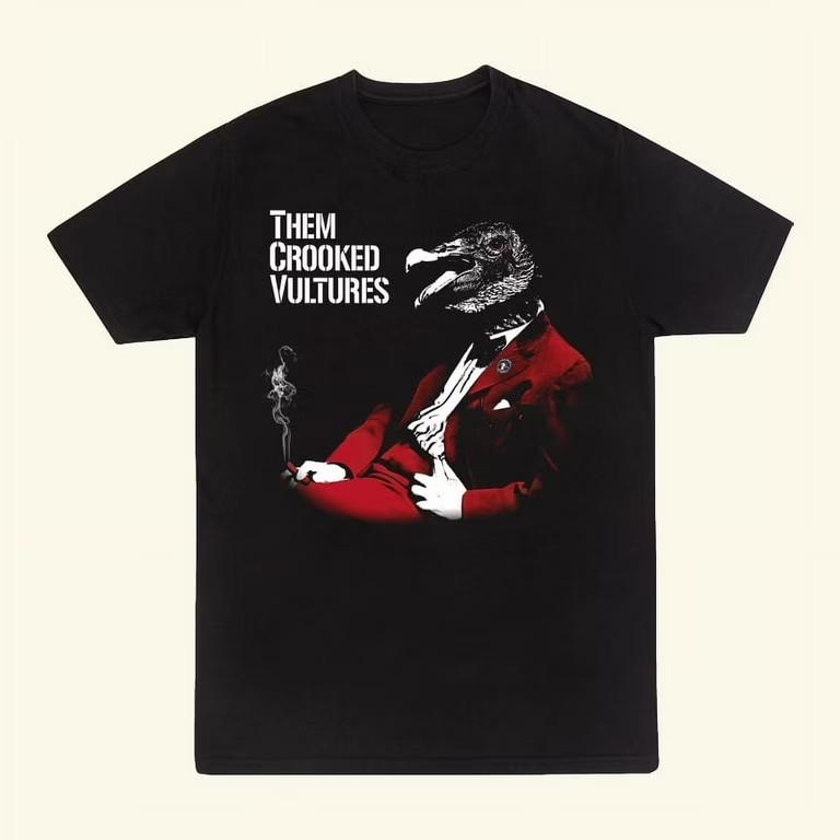 Them Crooked Vultures Music For Lovers Black T-Shirt Cotton RD162 Unisex T-Shirt XXXL