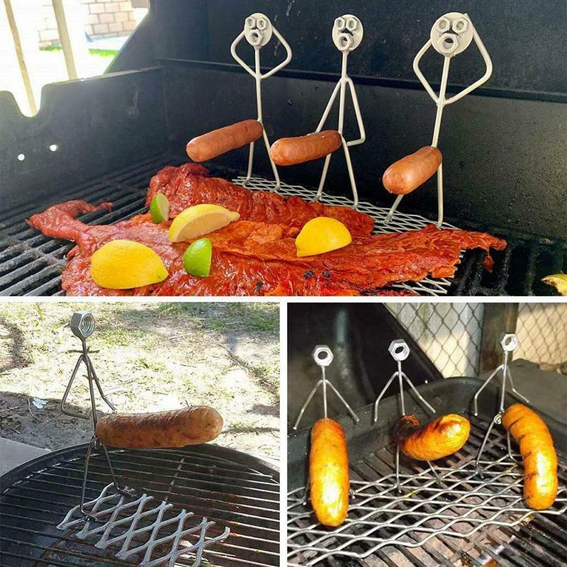 thumbnail image 2 of Funny Camping Cooking Accessory Dinosaur Hot Dog Holder For Grill - Funny Hot Dog Roller For Outdoor Cooking & Camping Camping Cooking Gear 2 of 12