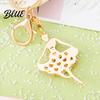 Sparkling Keychain Ballerina Rhinestones Ballet Dancer Key Ring for Women