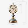 American Style Creative Retro Desktop Clock European Style Silent Clock Study Desk Decoration Home Decor Exquisite Gift