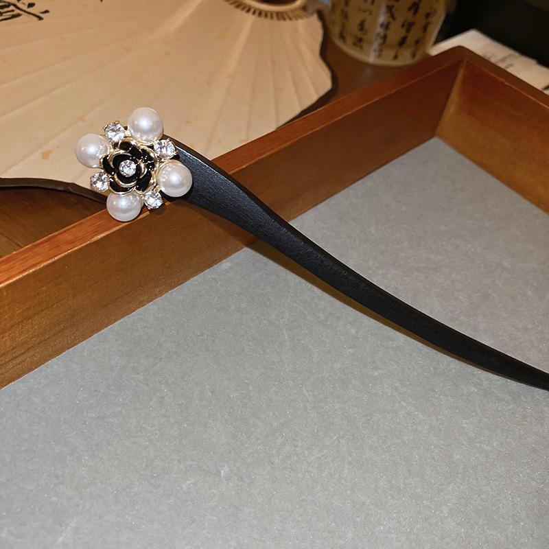 New Chinese Style Butterfly Flower Bead Tassel Hairpin, Chinese Style High-End Hairpin, Hanfu Versatile Hairpin, Hair Accessory for Women