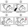 Car Exhaust Pipe Filler Glue High Temperature Silicone Sealant Repair Paste Motorcycle Auto Muffler Tailpipe Leaks Plugging Air