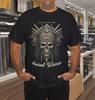 Ancient Warrior Skull Headdress Graphic Tee