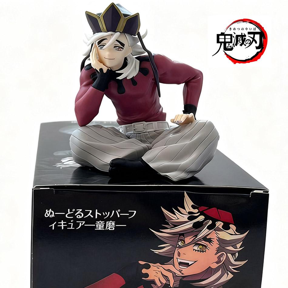 Anime Demon Slayer 10 Cm/3.94In Douma Premium Chokonose Noodle Stopper Anime Figure Action Figures Collection Pvc Model Toys