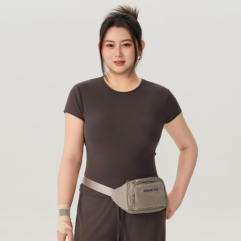 Women s Summer Yoga & Running Quick-Dry Breathable Slim-Fit T-Shirt 2XL
