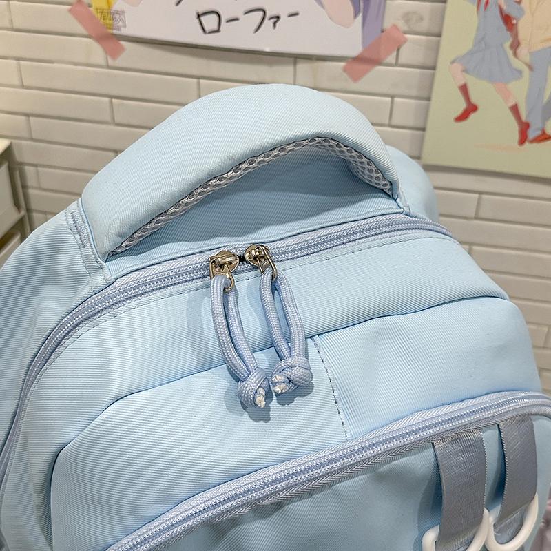 College Style Student Schoolbag Women's Large Capacity Computer Backpack Lightweight Girls Class Book Bag