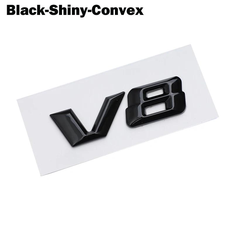 3D ABS Chrome Letters Car Fender Badge Sticker V12 V8 Emblem Logo For Mercedes Maybach S600 W222 S500 W140 CL600 M275 CLS63