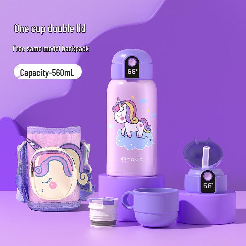 TOMIC Smart Kids 316 Stainless Steel Thermos with Temperature Display