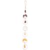 Crystal Wall Pendant Decor Crystals Wind Chime Hanging Decor Beautiful Raw Stone Hanging Chakra for Home Window Entryway Hallway