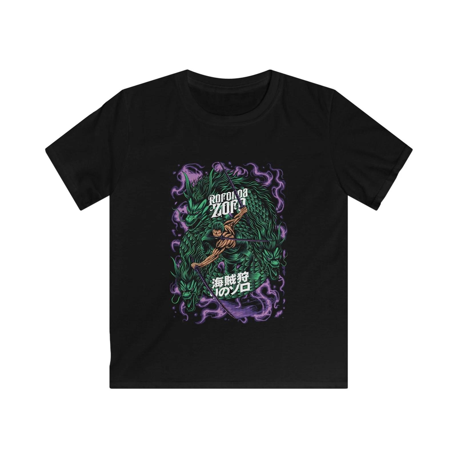 Anime T-Shirt Style Warrior Graphic Tee Inspired Pirate King Cosplay S
