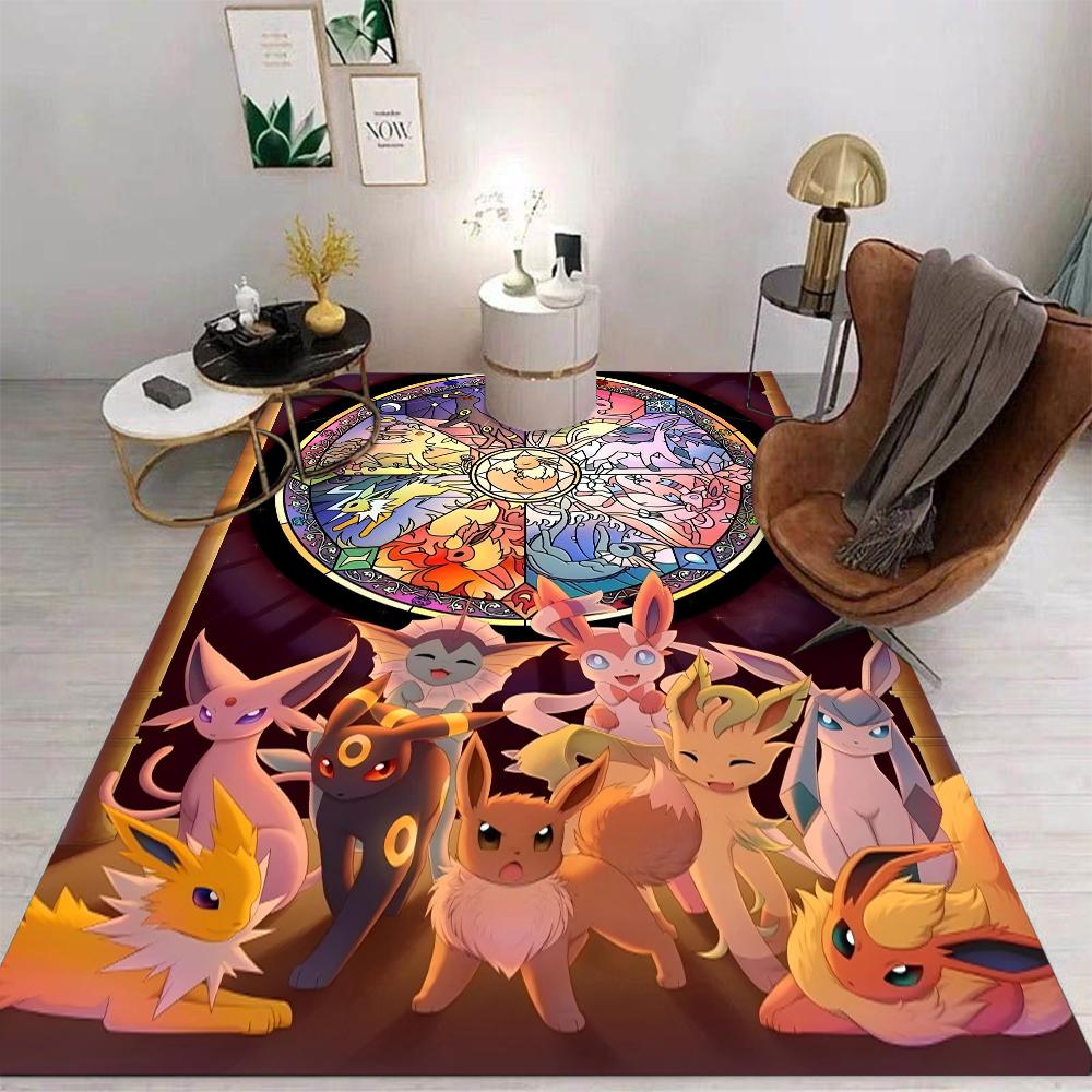 Pokemon Cartoon Carpet Rug for Home Living Room Bedroom Sofa Doormat Child Play Area Rug Non-slip Floor Mat Gift