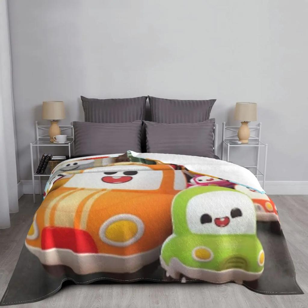 Cory Carson and Friends Poster Throw Blanket Warm Fluffy Shaggy Blankets