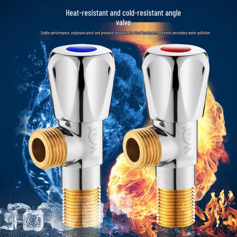 304 Stainless Steel Angle Valve for Hot and Cold Water Heater and Toilet Tap