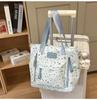 Schoolbag Japanese ins new high-value fresh and sweet star make-up bag women's light travel large-capacity backpack