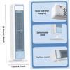 Multi-Dimensional Tower Fan Silent Portable Air Conditioner Office Home Air Cooler Strong Wind Cooling Leafless Air Fan